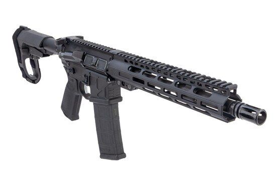 10.75" handguard with M-LOK slots and full length Picatinny top rail